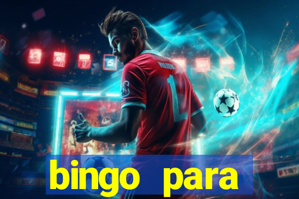 bingo para despedida de solteira para imprimir